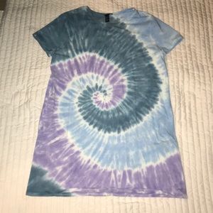 Tie Dye t-shirt dress
